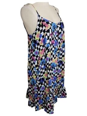 ASOS - COLLUSION
Checkered & Floral Spaghetti
Strap Dress - US 4